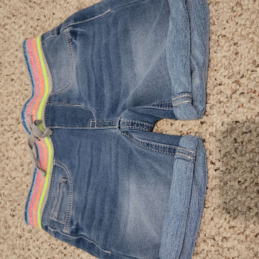 SO brand girls denim-look knit shorts-6x